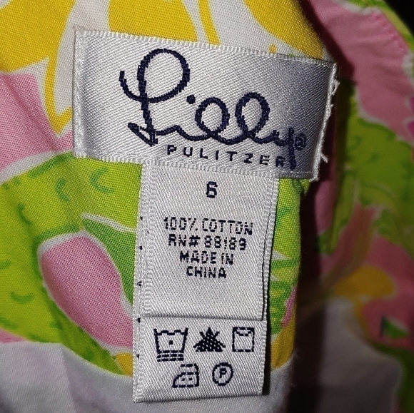 Lilly Pulitzer White label alligator print skirt - Picture 5 of 7